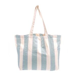 🌁 NWOT Sezane Blue and White Striped Tote Bag | San Francisco limited edition